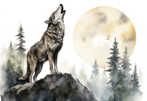 Vollmond Wolfsmond