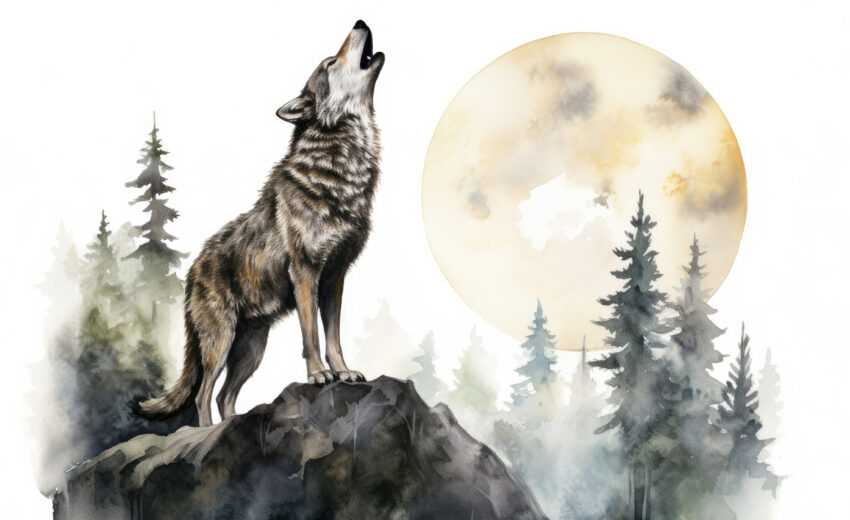 Vollmond Wolfsmond